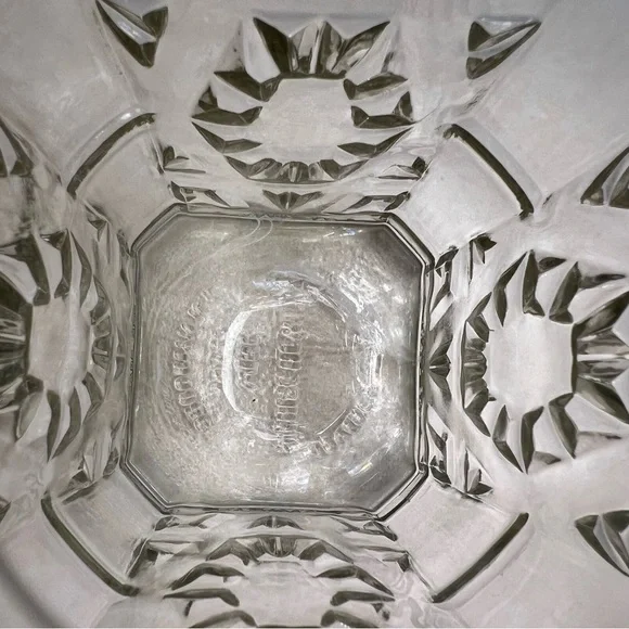 Vintage Clear Glass Manschewitz Monarch Wine Co. One Quart Decanter - Picture 8 of 9